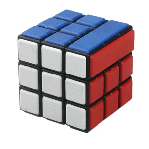 LeadingStar DIY перевязанные кубики черный магический скоростной кубик с 72 шт. пластиковых цветных наклеек головоломка для мозга zk40