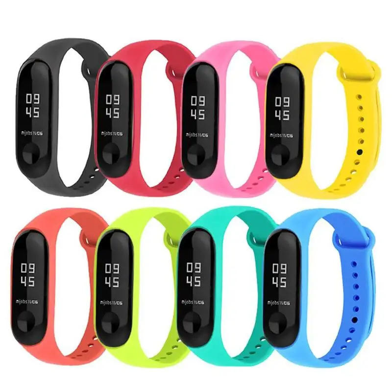 8 Colors 15 шт. силиконовый ремешок Замена для Mi Band 4 ремешок умный ремешок для часов ремень для Mi Band 4 браслет универсальный ремень для Miband 4 3 ми бент 3 ремни ремешок ми бент 4 - Цвет: 8 Colors
