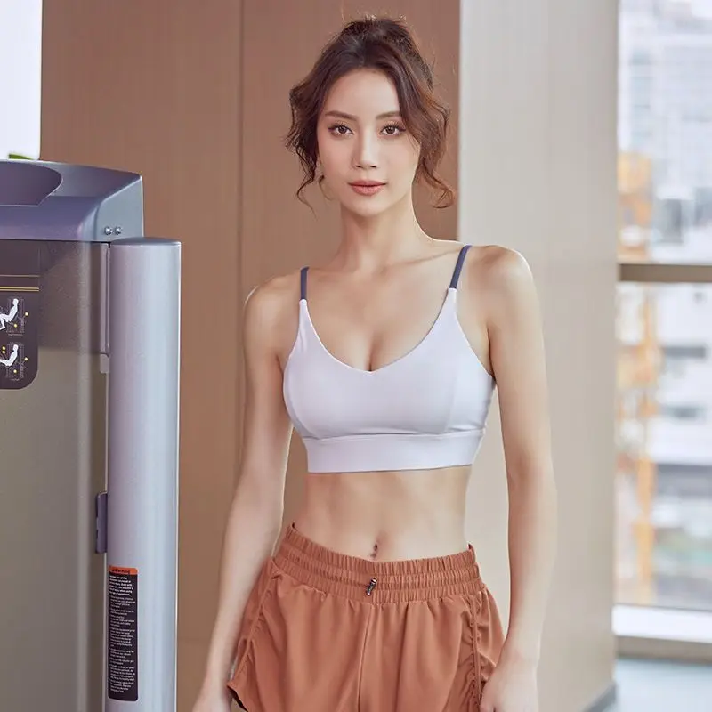 

Yoga Sports Underwear Women's Outer Wear Running Shockproof Anti-sag Fitness Bra Beauty Back Fitness Running Tops