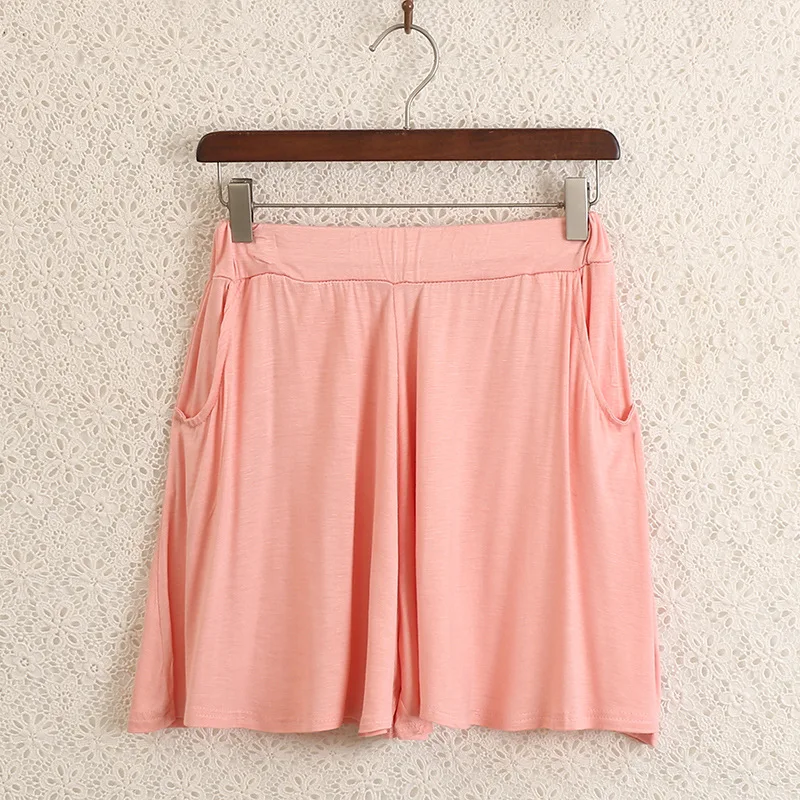 Летние спортивные шорты для девочек модальные свободные большие размеры