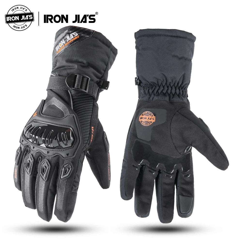 Мотоциклетные перчатки зимние с сенсорным экраном водонепроницаемые гоночные