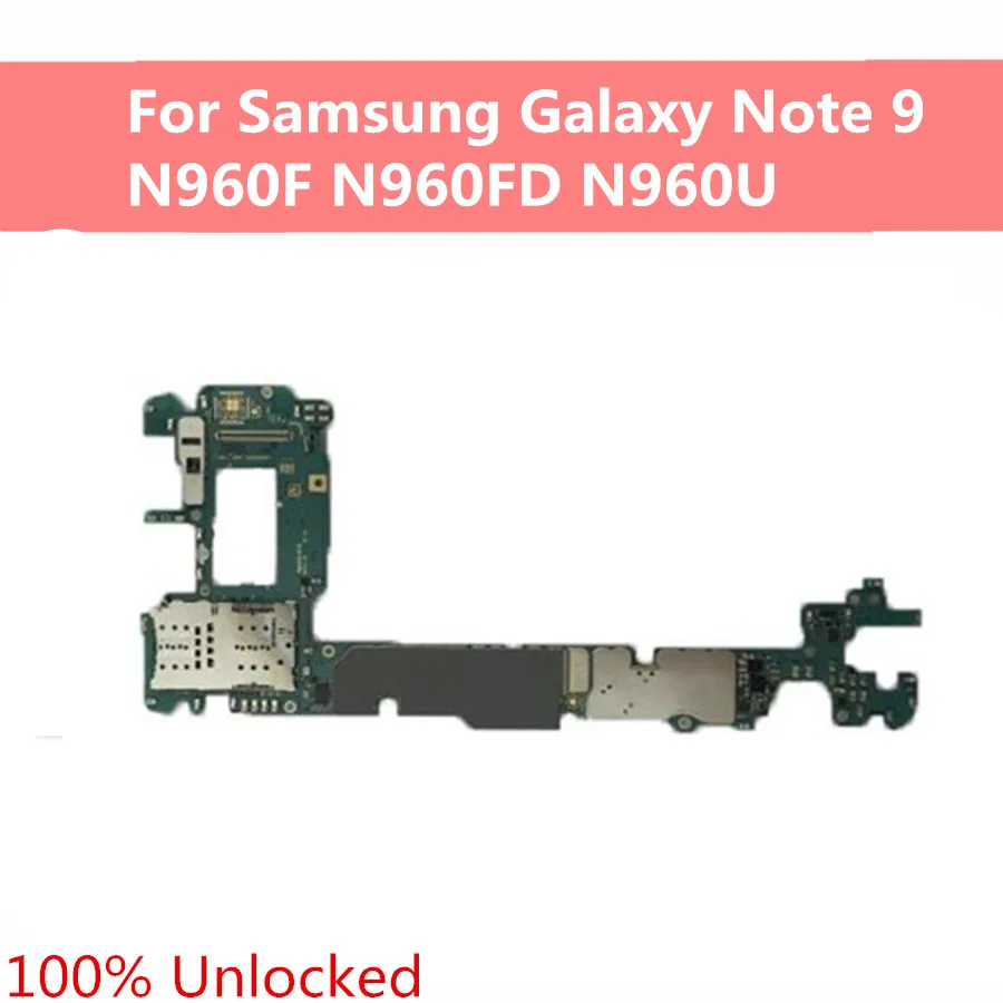 Фабрика разблокирована для Samsung Galaxy Note 9 N960F N960FD N960U материнская плата с полным