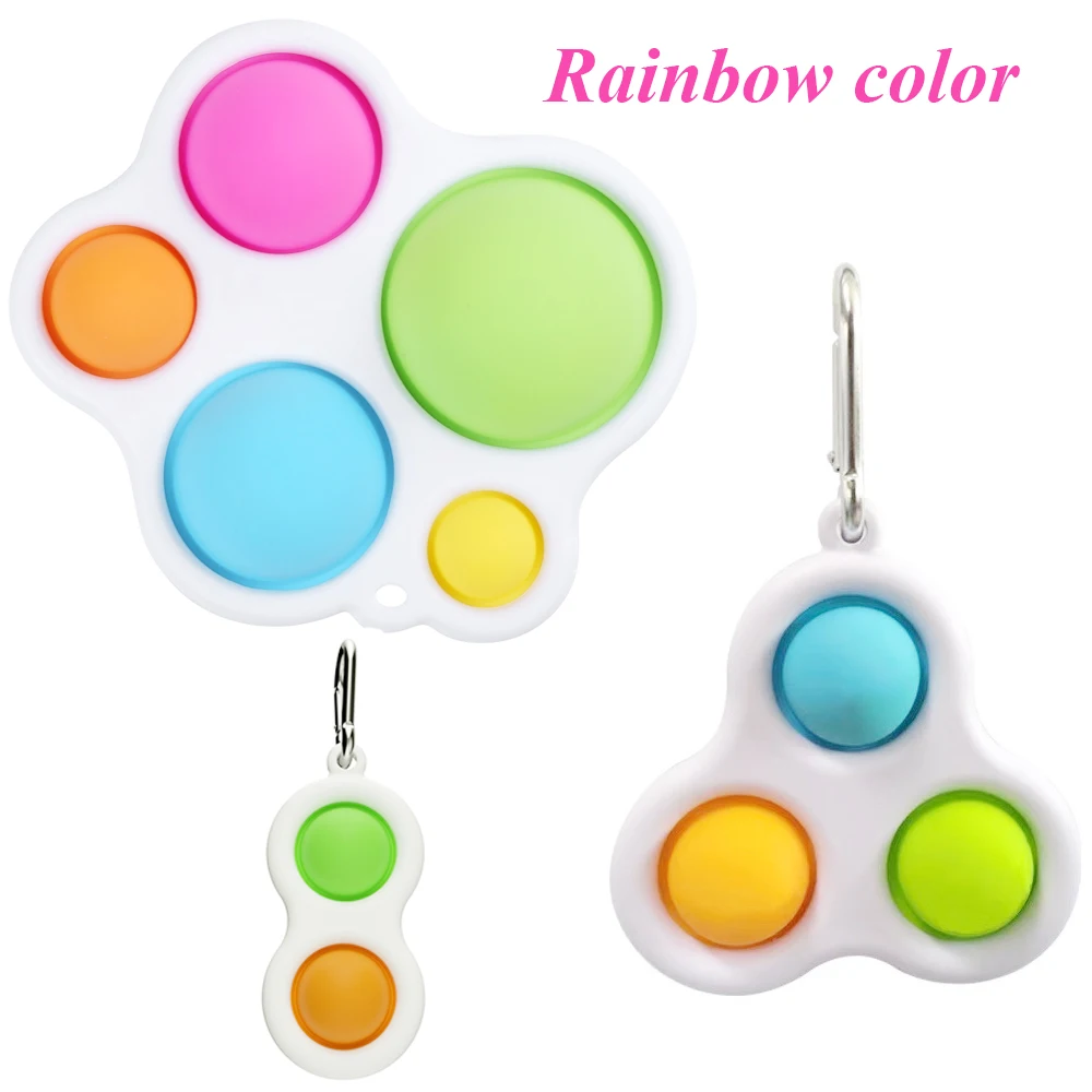 

@ Fidget Simple Dimple Toy Stress Relief Hand Toy push bubble Fidget Toys For Kids Adults Early Educational Autism sensory toys
