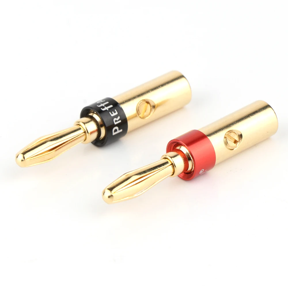 8 шт. BA1450 Preffair hifi аудио позолоченный динамик разъем типа банан hi end адаптера банана