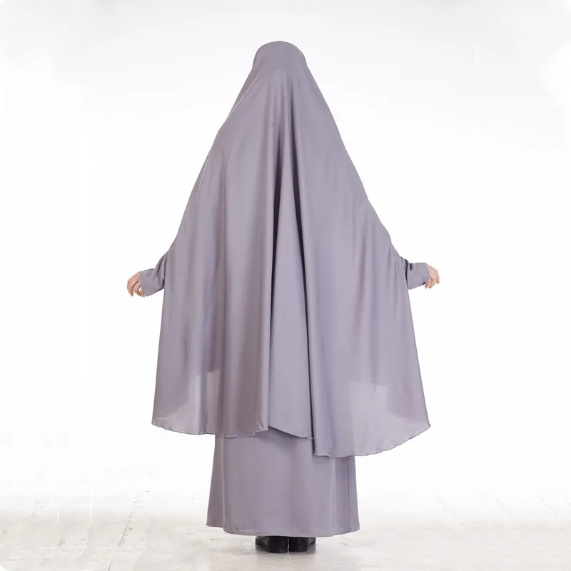 

Eid Women Hooded Hijab Dress Muslim Prayer Garment Jilbab Abaya Full Cover Ramadan Long Khimar Gown Abayas Islamic Clothes Niqab