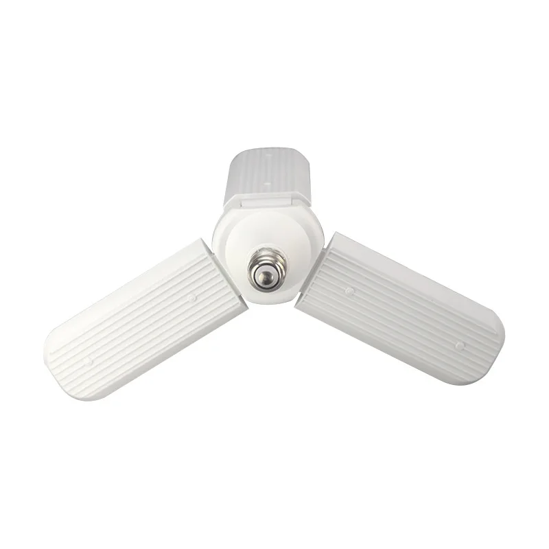 Светодиодная лампа с тремя листами 45 Вт складная супер яркая RGB Красная Зеленая E27