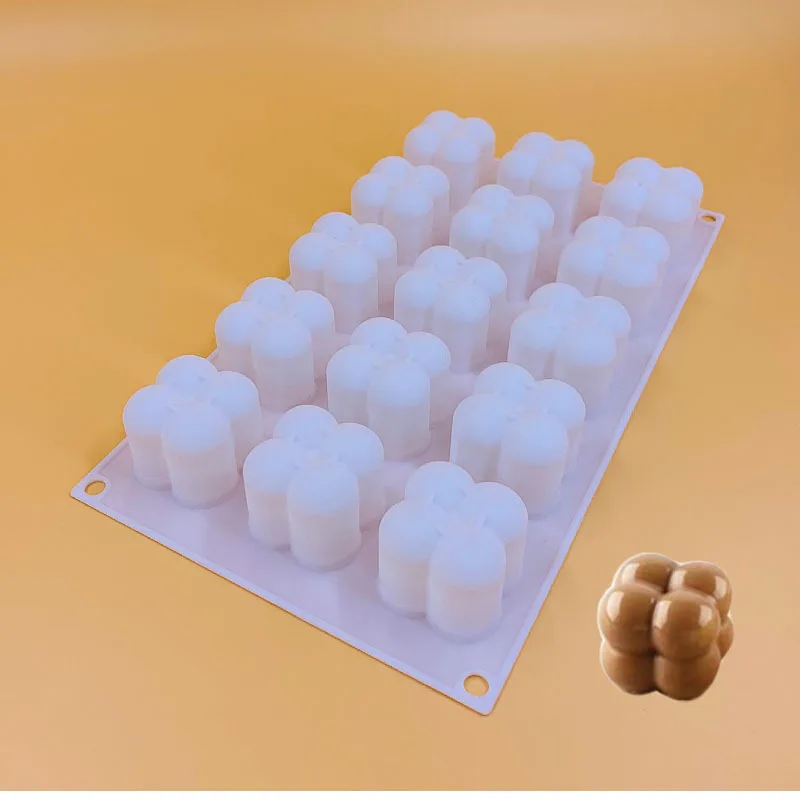 

Cube Mold Silicone Baking Accessories 3D DIY Sugar Craft Chocolate Cutter Mould Fondant Cake Decorating Tool