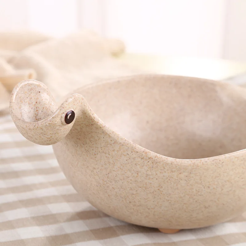 Распродажа! креативная пшеничная соломенная миска с рисунком из мультфильма