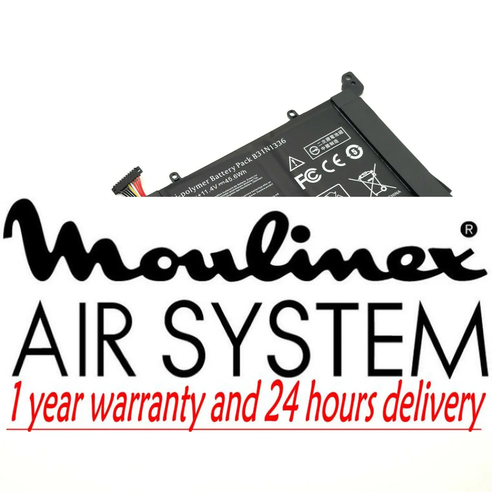 

Новый аккумулятор B31N1336 для Asus Vivobook S551LN S551LB R553LF V551L V551LA K551L