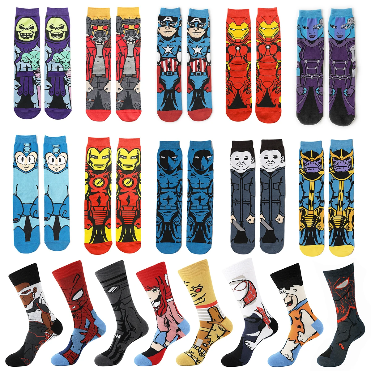 

Miracle socks fashion super high quality pattern custom jacquard funny vivid colorful cotton happy warm socks