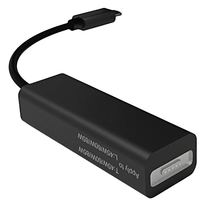 Адаптер Usb C Magsafe адаптер переходник Type To 1 & 2 совместим с Pro/Air и любыми устройствами