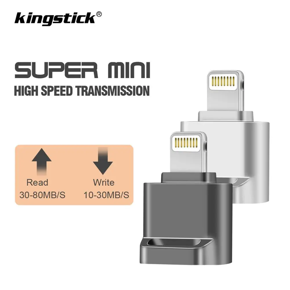 Usb-флеш-накопитель kingstick 2 в 1 для iPhone 7 7Plus 8 X Otg Lightning | Компьютеры и офис