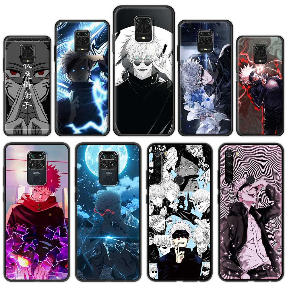 

Jujutsu Kaisen Fundas Phone Case For Redmi Note 7 8 8T 9 8A 9 9A 9C Note 9S 10 Pro Soft Silicon Shockproof Cover Shell Coque Bag