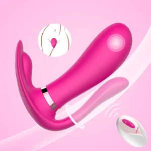 Вибрационные трусики, 10 скоростей, носимый фаллоимитатор, вибратор с пультом дистанционного управления, вибрирующее яйцо, Стимулятор точки G, секс-игрушка для женщин