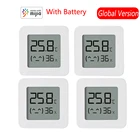 Термометр XIAOMI Mijia 2, беспроводной умный электрический гигрометр с Bluetooth, определение температуры, глобальная версия