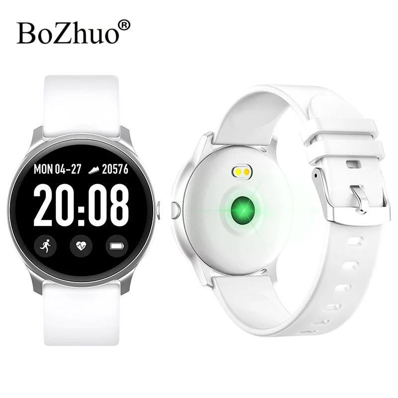 Женские умные часы KW19 мужские с Bluetooth водонепроницаемые монитором кровяного