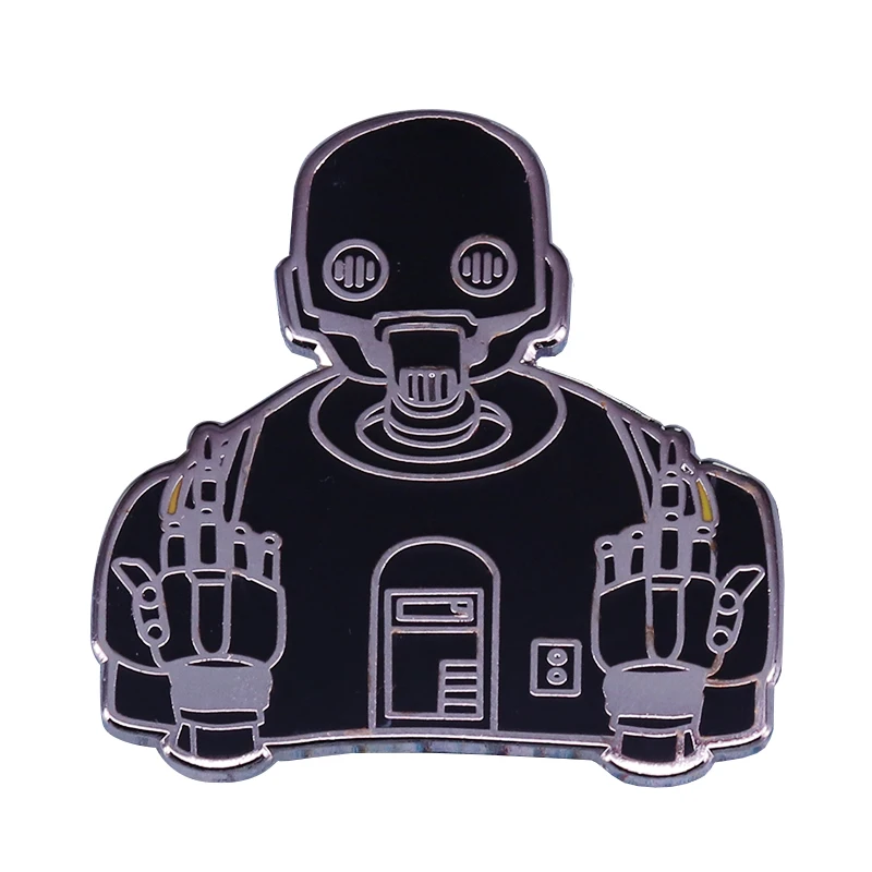 Крутая брошь K2SO Rogue с булавкой