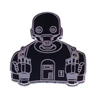 Крутая брошь K2SO Rogue с булавкой