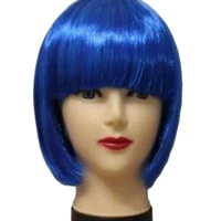 women short bob hair wig straight bangs cosplay party stage show 13 colors cosplay hair