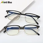 Винтажные элегантные Полуободковые стильные очки JackJad с защитой от синего света для мужчин и женщин, компьютерные игровые оптические очки, очки 9256