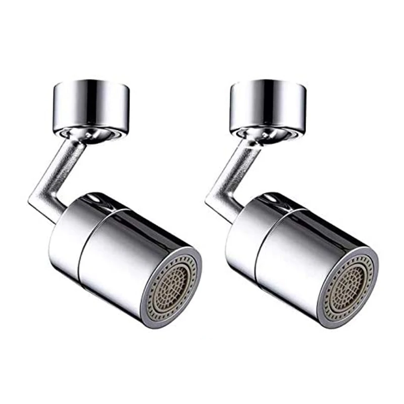

2 Packs Faucet Aerator, 720° Rotate Splash Filter Faucet Sink Movable Tap Head Water Saving Rotatable Filter
