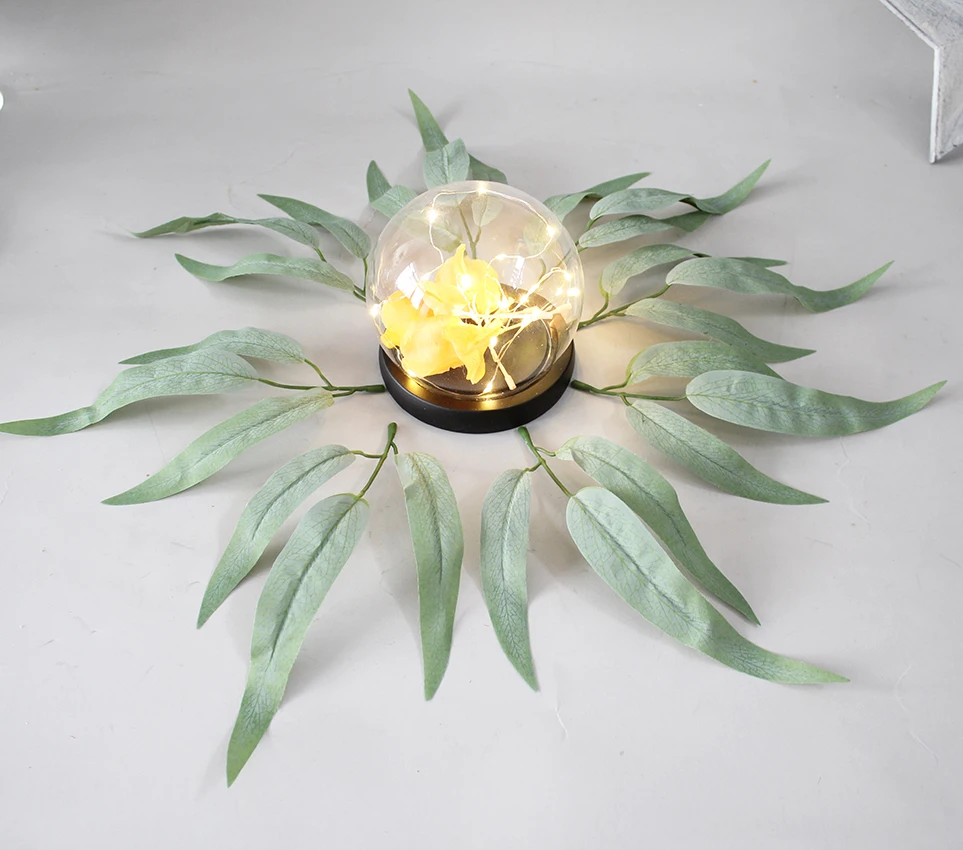 Листья эвкалипта серые/зеленые упаковка из 30 листьев бутоны корсаж цветочная