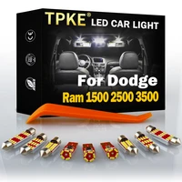 tpke for dodge ram 1500 2500 3500 1994 2020 2021 white car bulbs led interior map dome trunk door light kit license plate lamp