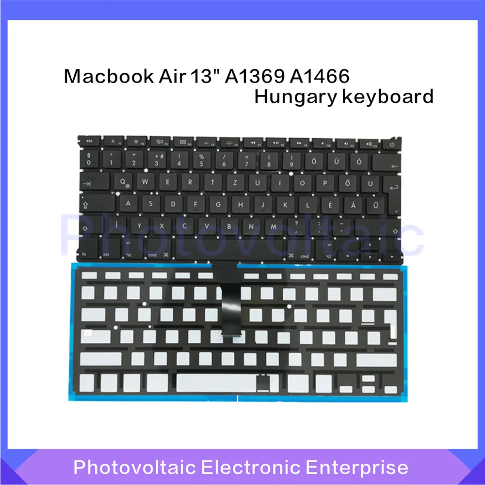 Новая Венгерская клавиатура с подсветкой для Macbook Air 13 &quotA1369 A1466 Hungary HU Standard 2011-2015