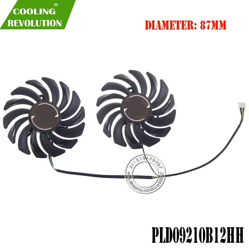 Вентилятор видеокарты PLD09210B12HH PLD09210S12HH для MSI RTX 2060 SUPER ARMOR RTX2060 | Компьютеры и офис