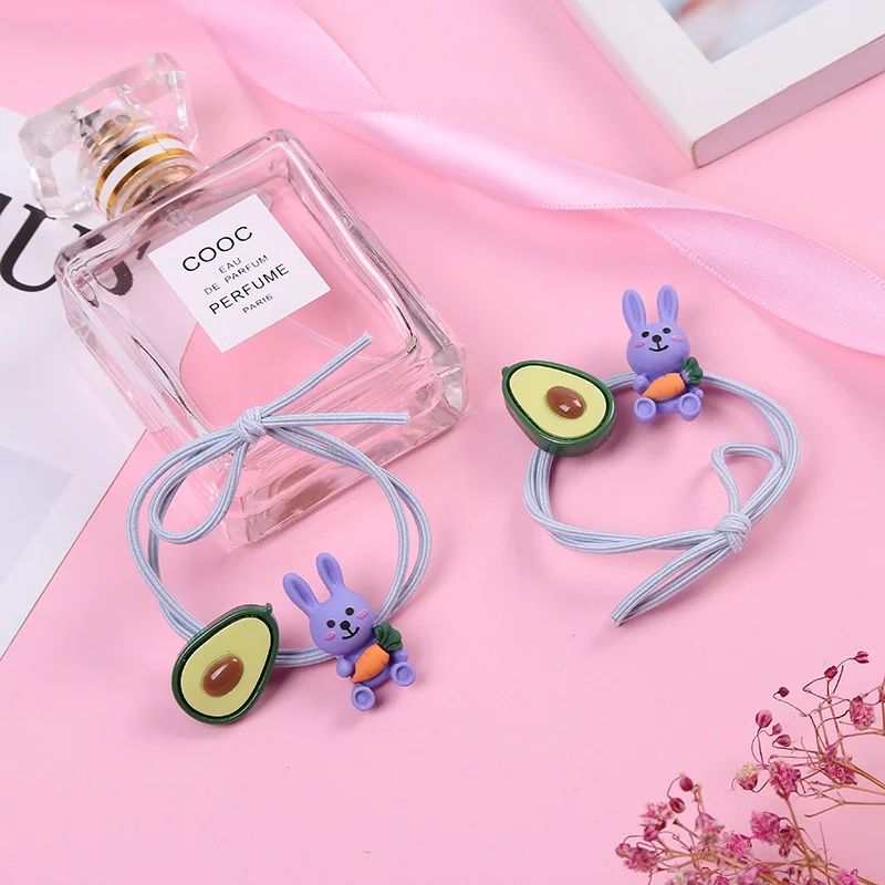 Высокое качество пластика с милым кроликом Авокадо для женщины и ребенка резинки