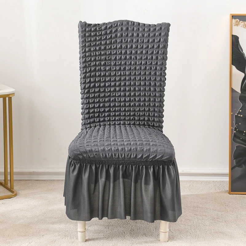 

3 types of restaurant waterproof chair cover Jacquard chair cover Kitchen restaurant chair cover Spandex elastic stretch