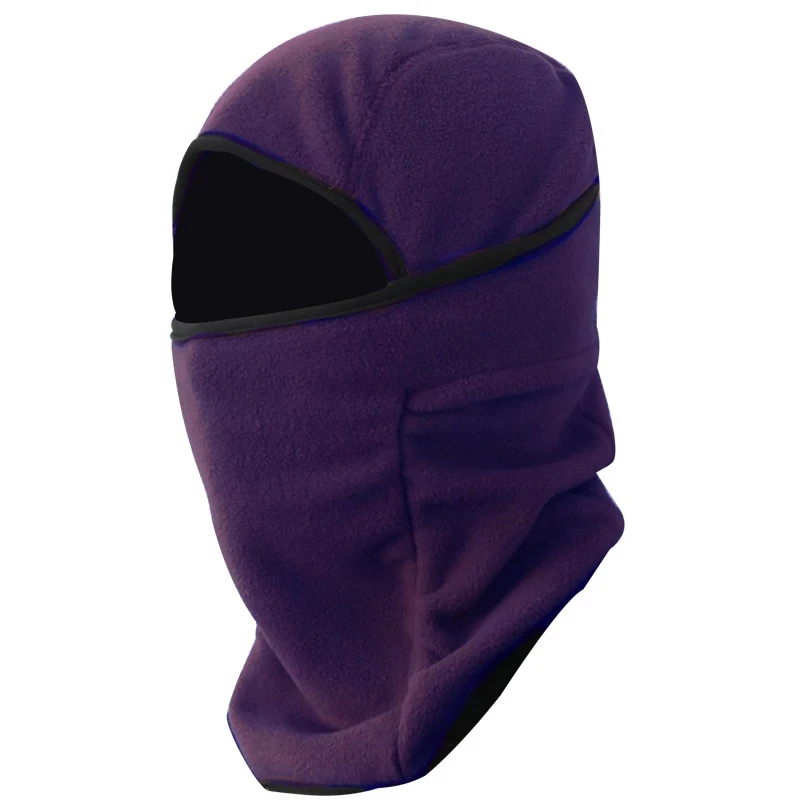 

Fashion Unisex Winter Warm Fleece Balaclava Windproof Breathable Hooded Collar Scarf Beanie Hat