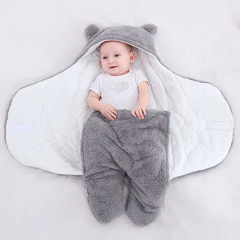 

3-9M Newborn Baby Bear Rabbit Cosplay Jumpsuit For Infant Cartoon Sleeping Bag Blanket Sleepers Homewear Costumes New Year