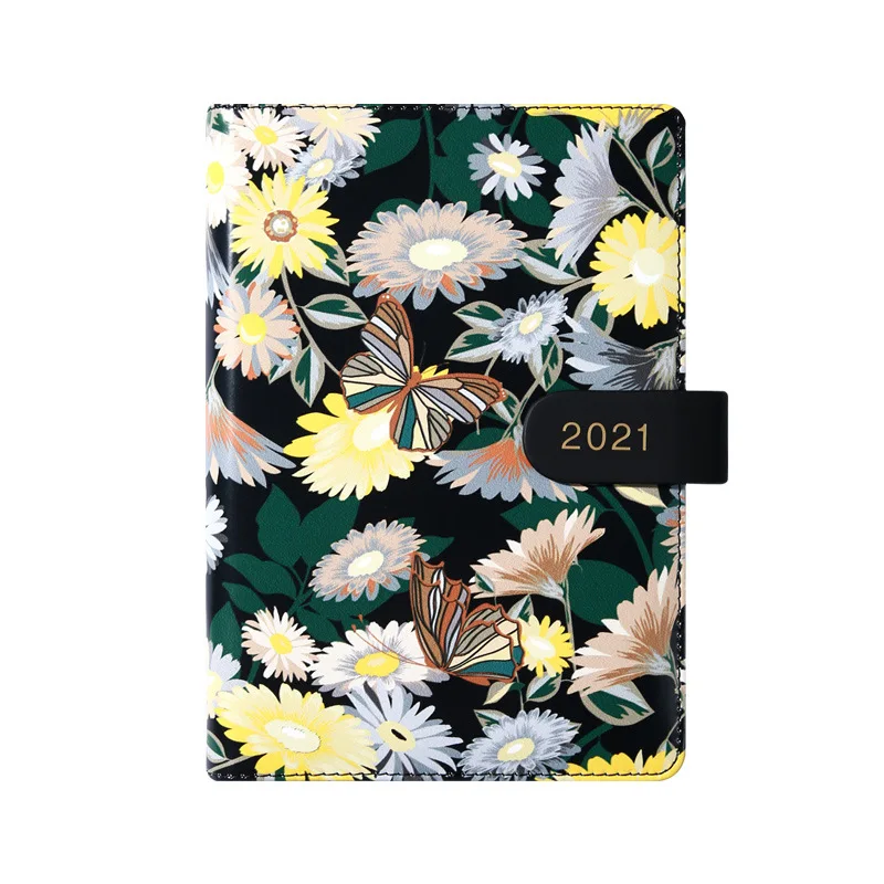 Канцелярская книга. Тетрадь 2021. Ежедневник с power bank и флешкой. Фиолетовый блокнот. Тетрадь 2021.