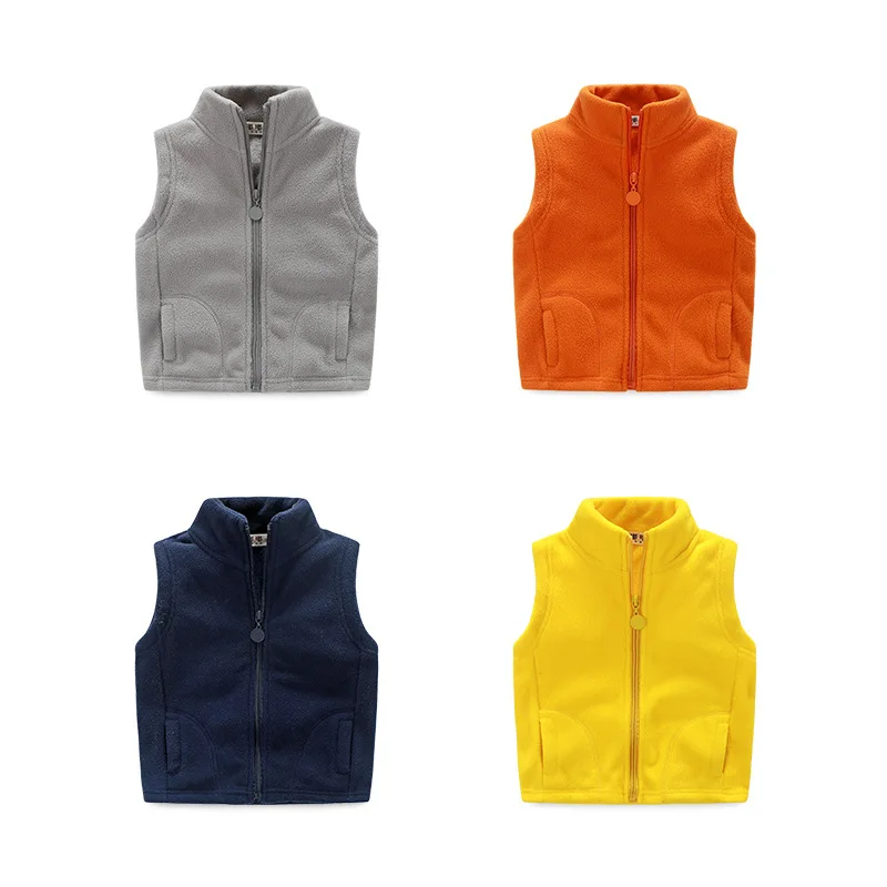 Детский жилет на весну и осень детская одежда теплый для мальчиков девочек