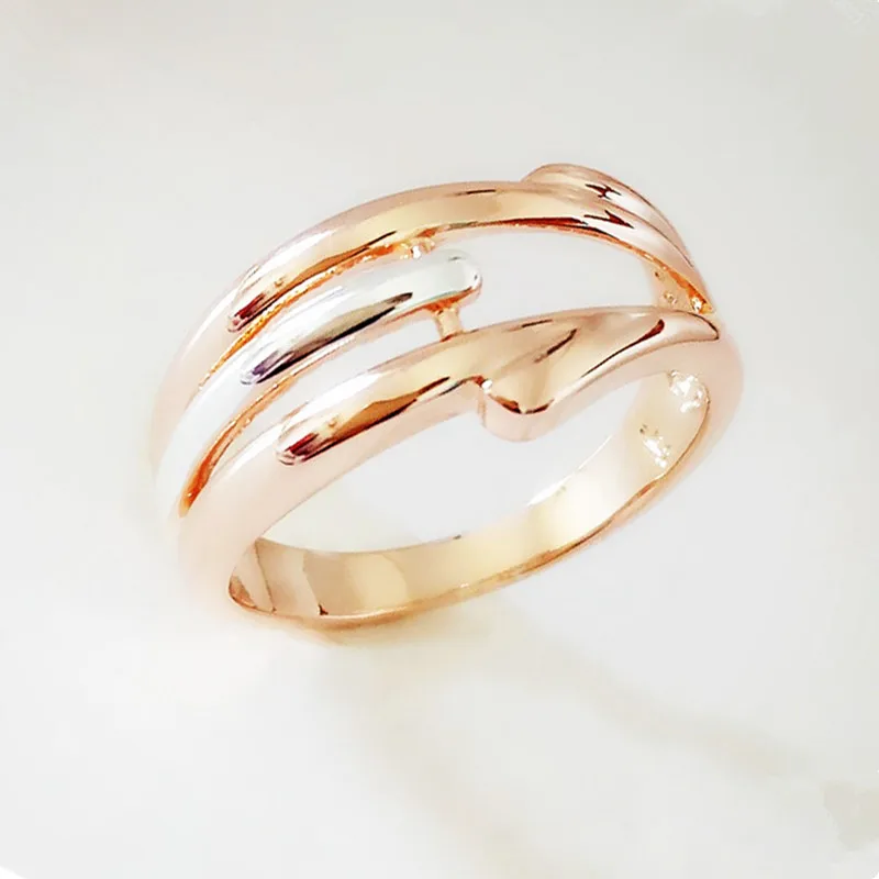 Кольца для мужчин 585 пробы ювелирные изделия цвета розового золота вечерние