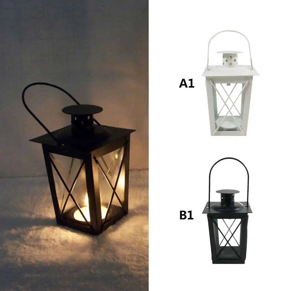 

Black / White Romantic Chandelier Retro Hanging Candle Holder Wedding Party Home Decor Art Gift Ornaments