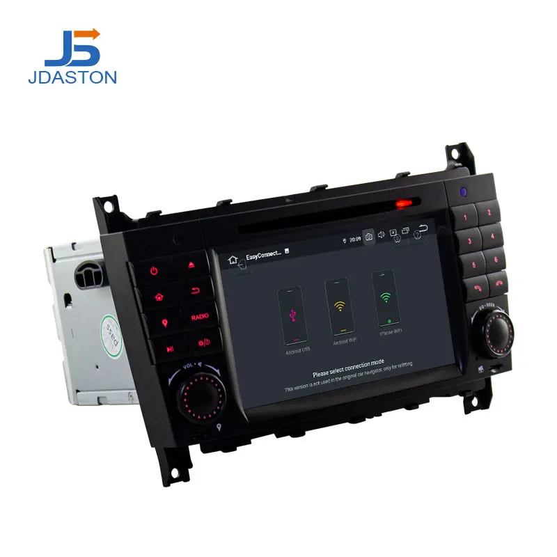 JDASTON Android 9,0 автомобильный dvd-плеер для Mercedes Benz Sprinter W203 A180 Viano Vito a-класс gps стерео 2 Din автомагнитола 4g+ 64g dsp