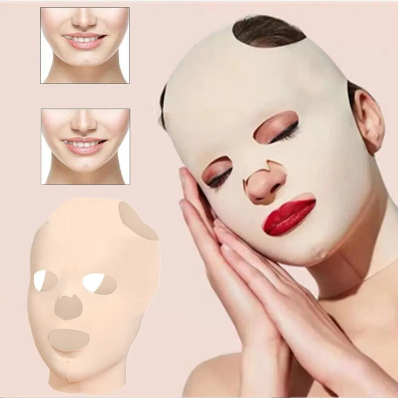 

Face Lifting Strap Slimming Facial lift Bandage Sculpt Modeling Face Fixed Sleep Mask Full Face Lift-Up Fox Eyes Skin Care Tools