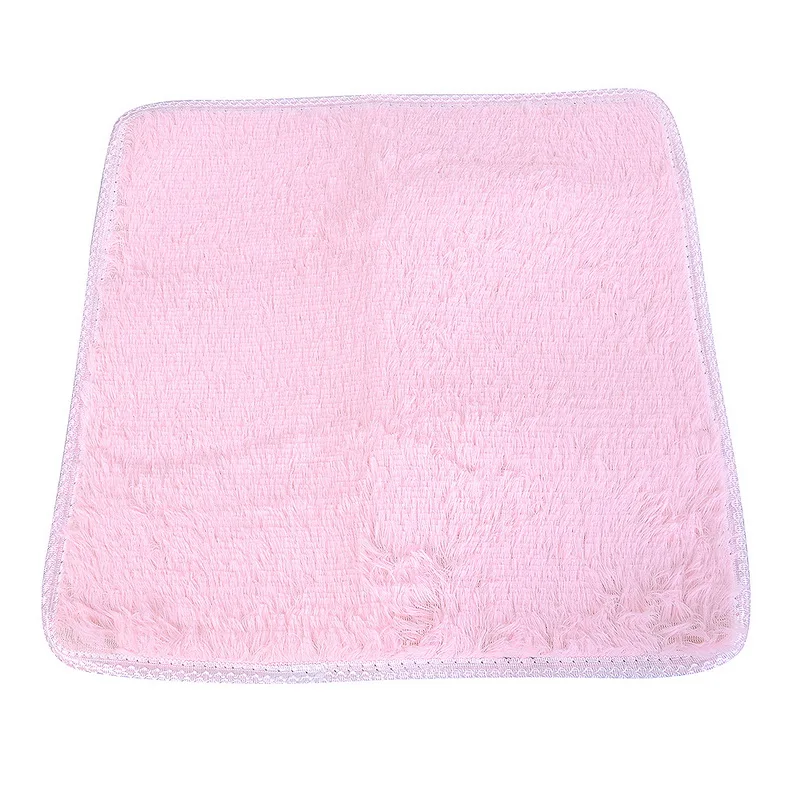 40x40cm Новые Мягкие Коврики для гостиной, лохматый ковер для гостиной, европейские домашние плюшевые Коврики для пола, пушистые коврики для детской комнаты, коврик из искусственного меха - Цвет: 40x40cm