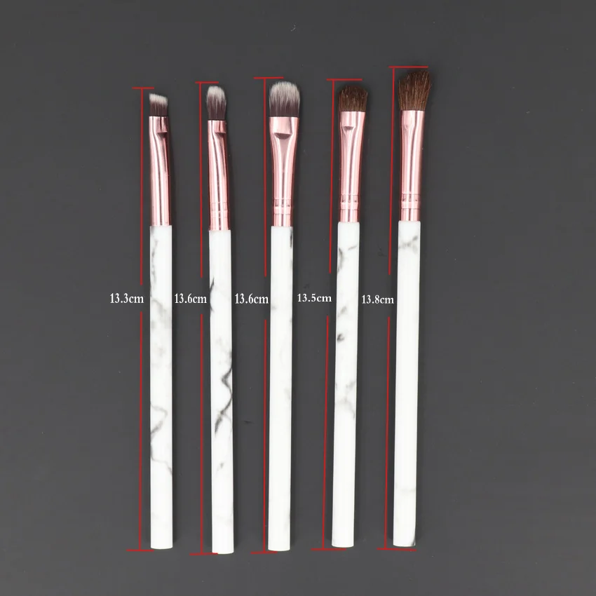 Набор кистей для макияжа глаз SAIANTTH Marble 5 шт. кисть теней век косметический