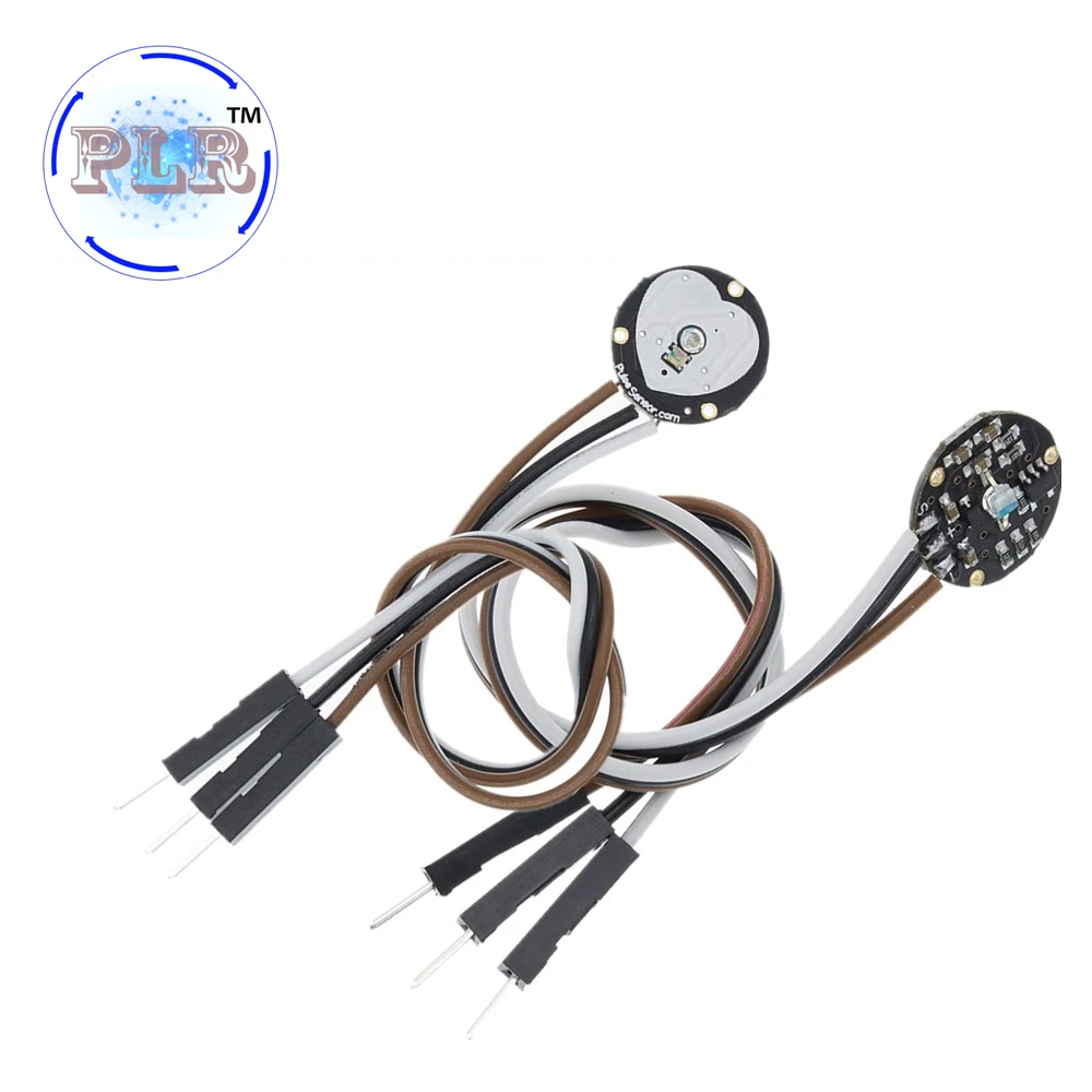 Пульсометр Pulsesensor датчик частоты сердечных сокращений для Arduino PLR аппаратное
