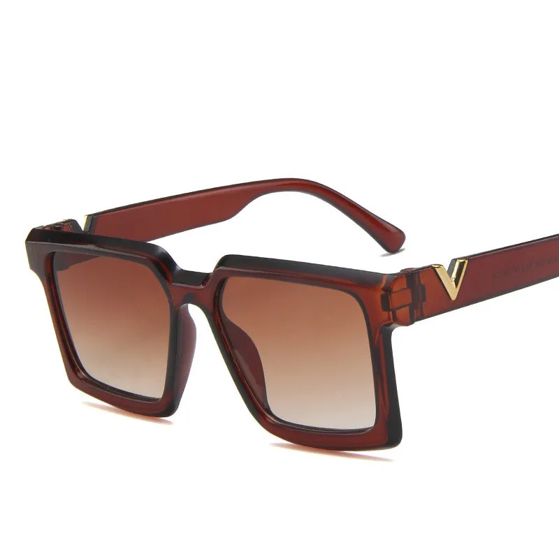 2020 винтажные квадратные пластиковые солнцезащитные очки женские брендовые