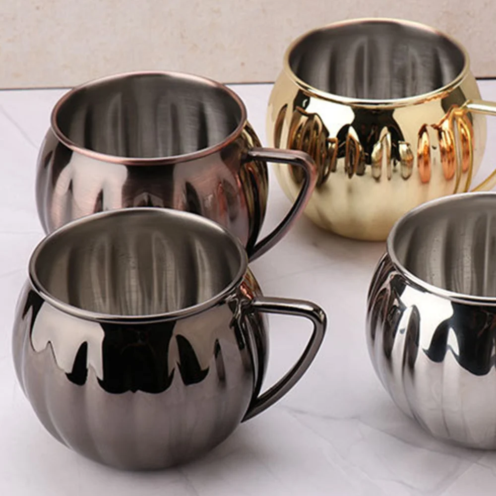 

Creative Cocktail Mugs Drinking Cup Pumpkin Shape Dessert Water Cups