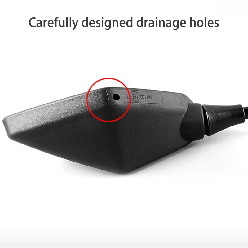 

2Pcs/Pair Motorcycle Rearview Mirror Scooter E-Bike Rear View Mirrors Back Side Convex Mirror 8mm 10mm