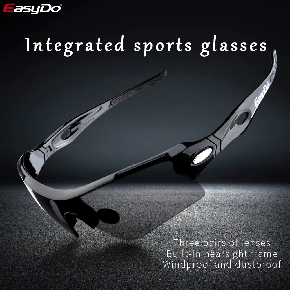 Спортивные велосипедные очки EasyDo солнцезащитные для езды на горном велосипеде с