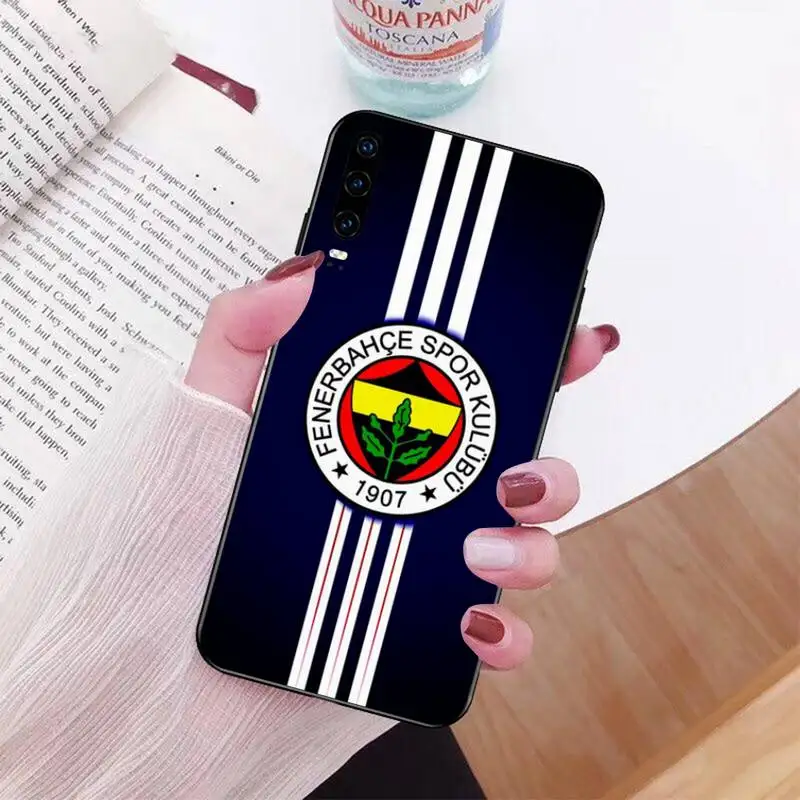 Чехол для телефона Turkey Fenerbahce Football черный чехол из ТПУ с корпусом Huawei P40 P30 P20 lite Pro