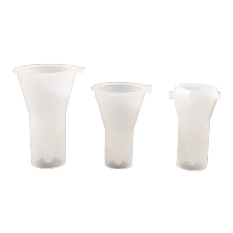 

3Pcs Cone Pendant Silicone Resin Mold Kit Hexagonal Cone Pendant Silicone Resin Casting Mold Jewelry Making Craft Tools