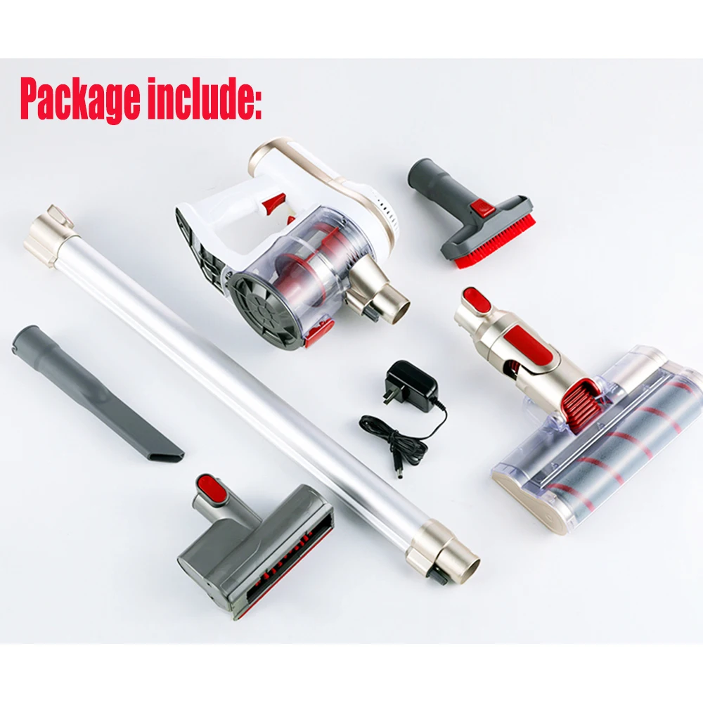 Handheld Vacuum Cleaner For Home Car Wireless 20000Pa cyclone Suction Multi functional Sweeping Brush