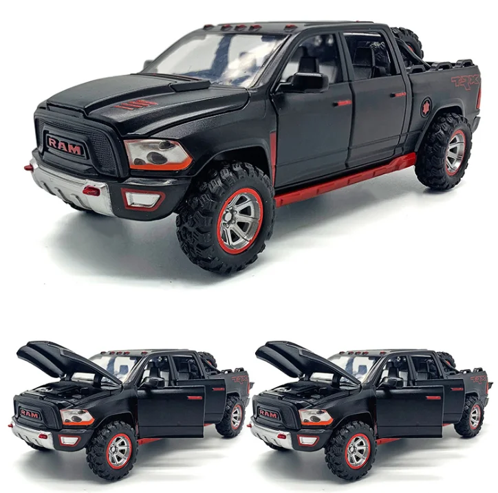 Новый 1:32 брелок для автомобильных ключей Модель Dodge Оперативная память TRX пикап